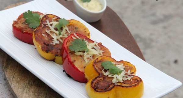 Stuffed capsicum recipe or Bharwan shimla mirch recipe