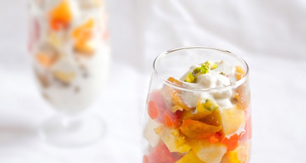 Vegan fruit cream