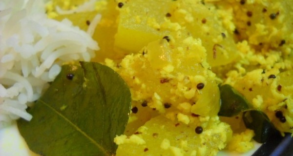 Ash gourd thoran recipe